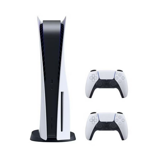 Sony PlayStation 5 Gaming Console Fat – Disc Edition with 2 Controllers, 825GB - PS5