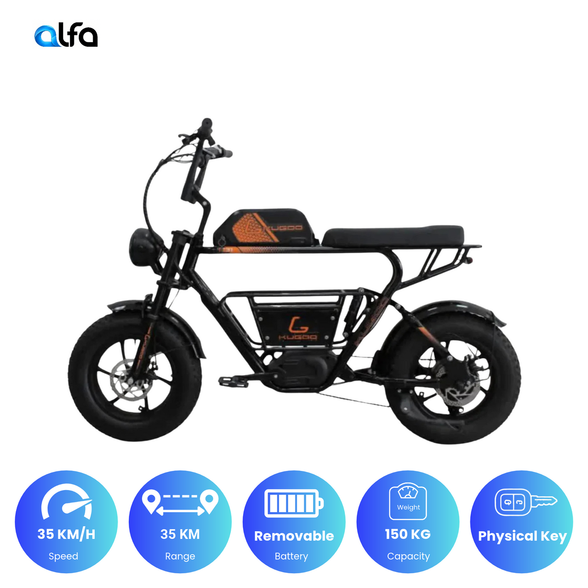 Kugoo Electric Scooter 750W 35KM Range 35KM Speed, T31