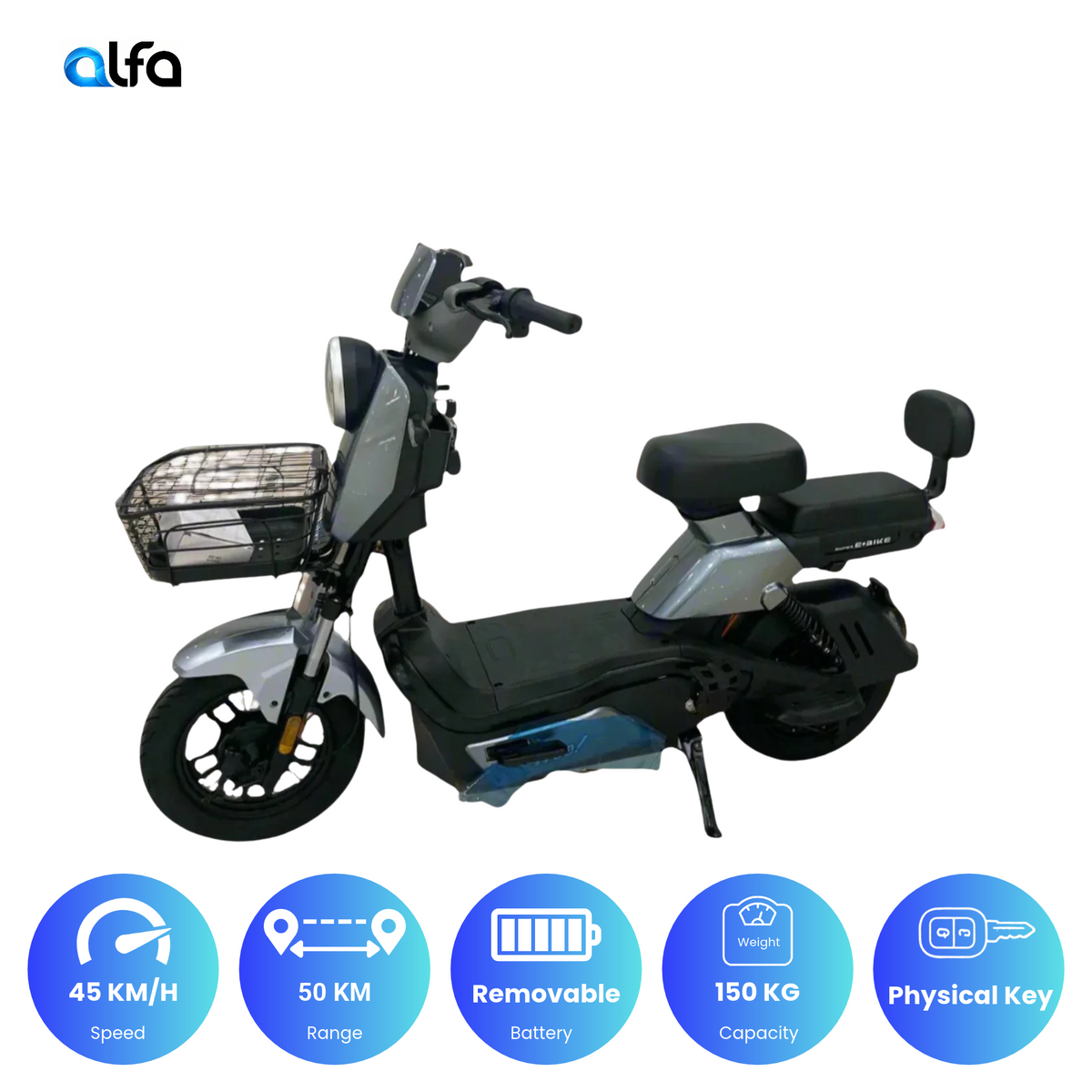 Wind Horse Electric Scooter 500W 45KM Range 40KM Speed, M6