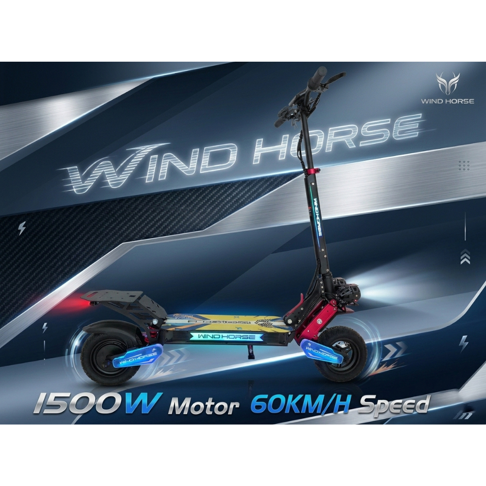 Wind Horse H7 Electric Scooter 1500W, 48V