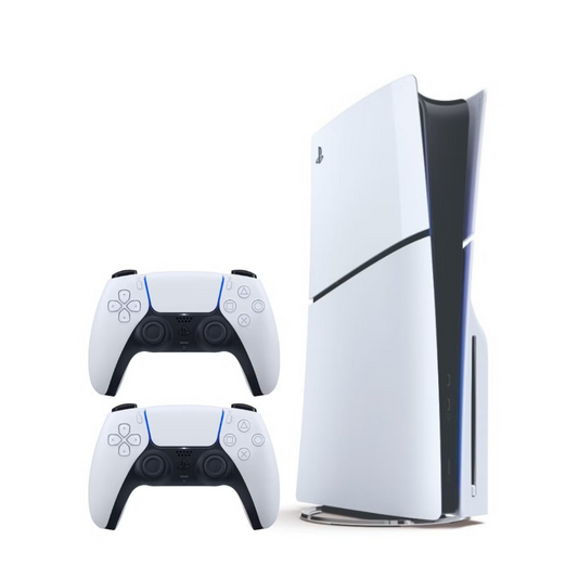 Sony PlayStation 5 Gaming Console Slim – Disc Edition with 2 Controllers, 1TB - PS5