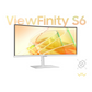 Samsung ViewFinity S6 34 inch Curved UWQHD Monitor - 100Hz - White, S65TC