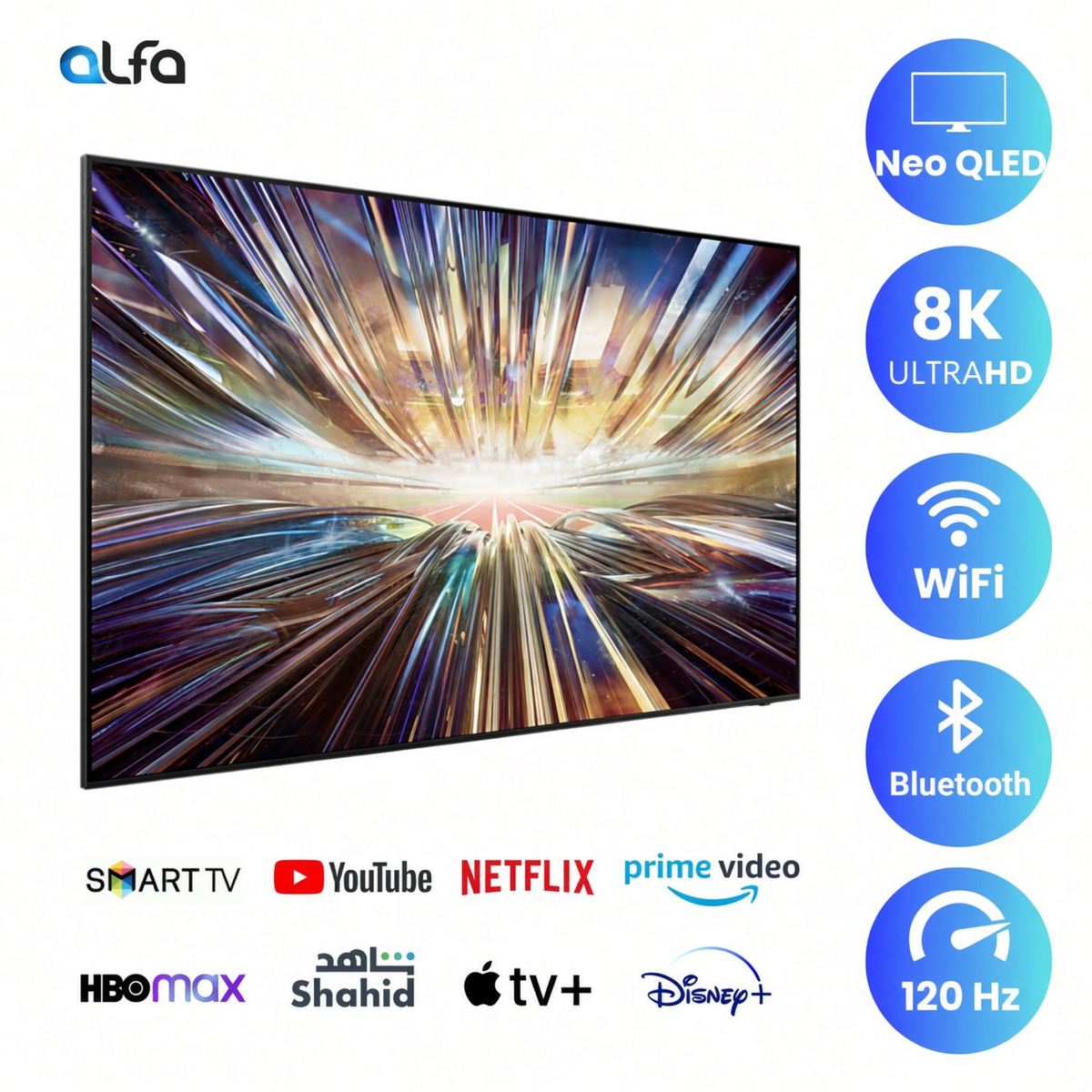 Samsung 75 inch Smart Neo QLED TV - 8K, 75QN900D