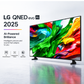 LG 100 inch Smart QNED evo Mini LED TV - 4K, 100QNED86A