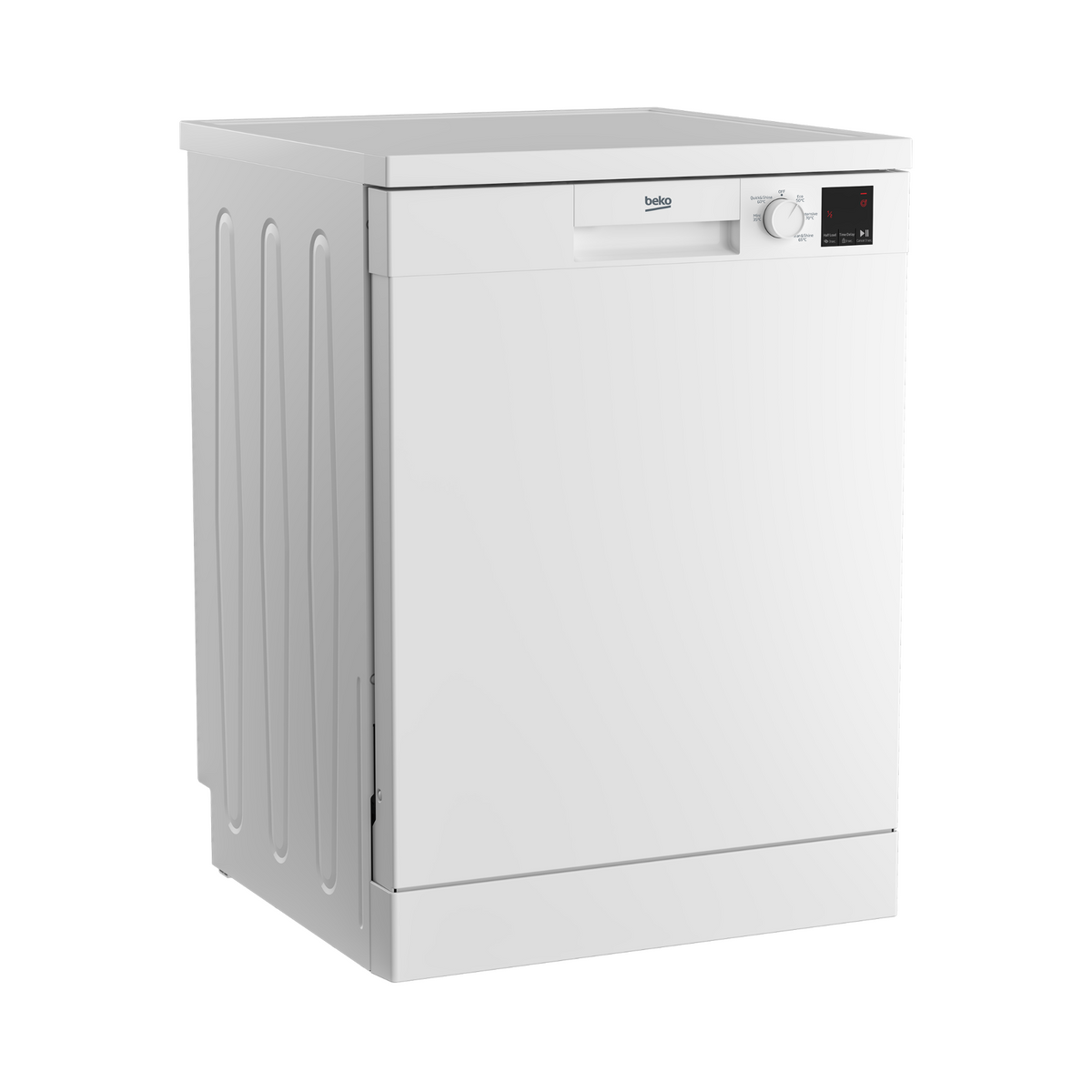 Beko 13 Place Settings Freestanding Dishwasher, White - DVN05320W