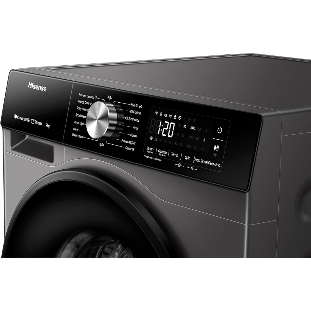 Hisense 9 KG Front Load Washing Machine - WF3S9043BT