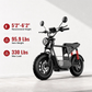 Wind Horse Electric Bike 750W 50KM Range 32KM Speed, D1