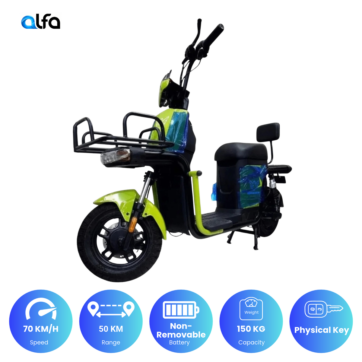 Wind Horse Electric Scooter 1000W 50KM Range 70KM Speed, M4