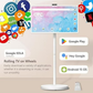 OTTAL 32 inch Smart Touch Screen Display, 4K with Camera & Wheels