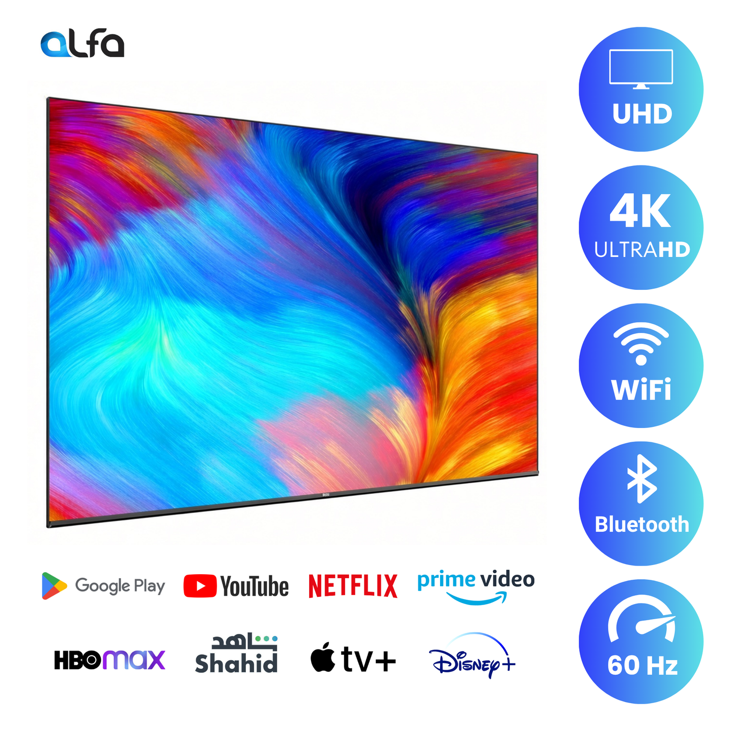 TCL 75 Inch Smart Google 4K UHD TV - 60Hz, 75P636