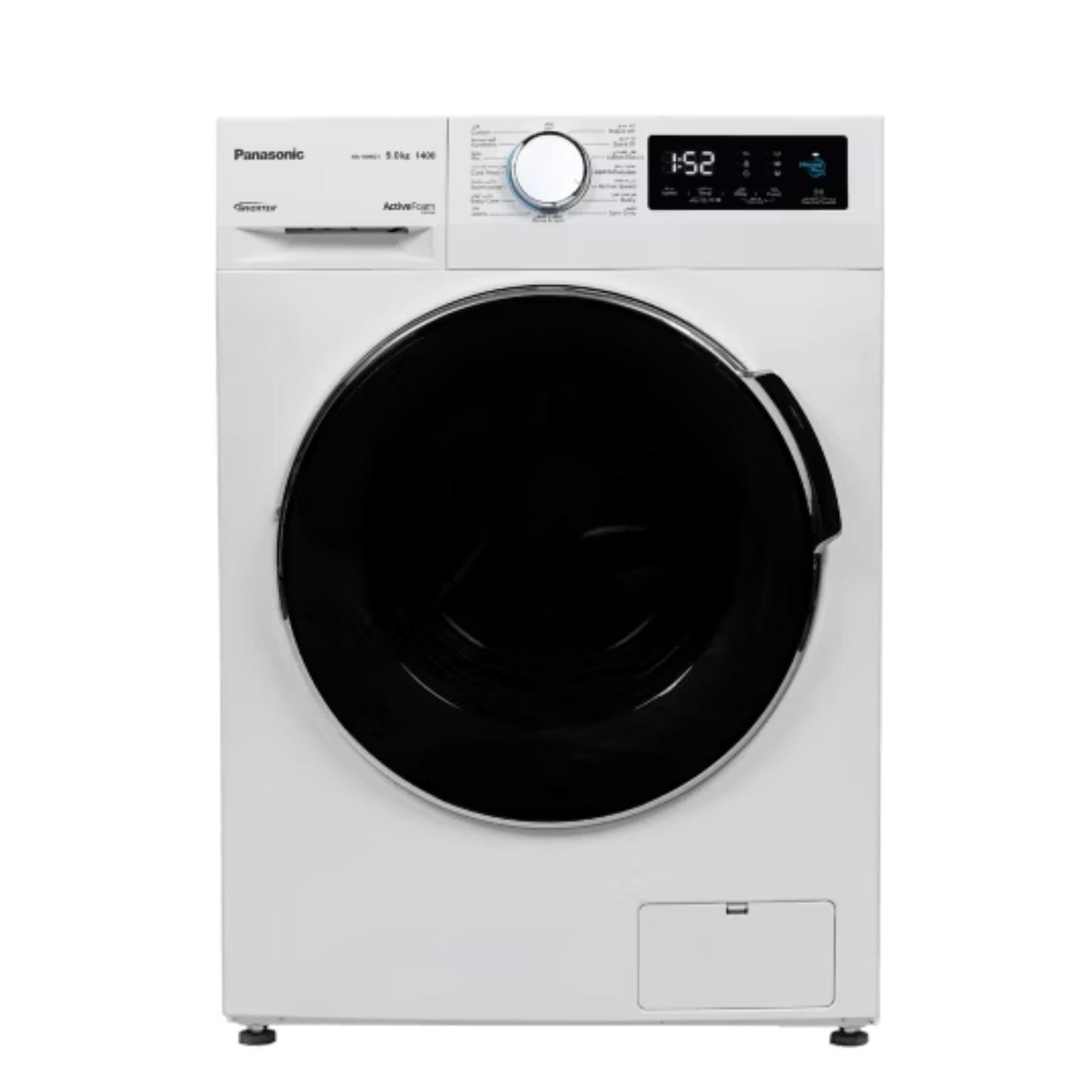 Panasonic 9kg Front Loading Washing Machine (White), NA-18MG1WAE