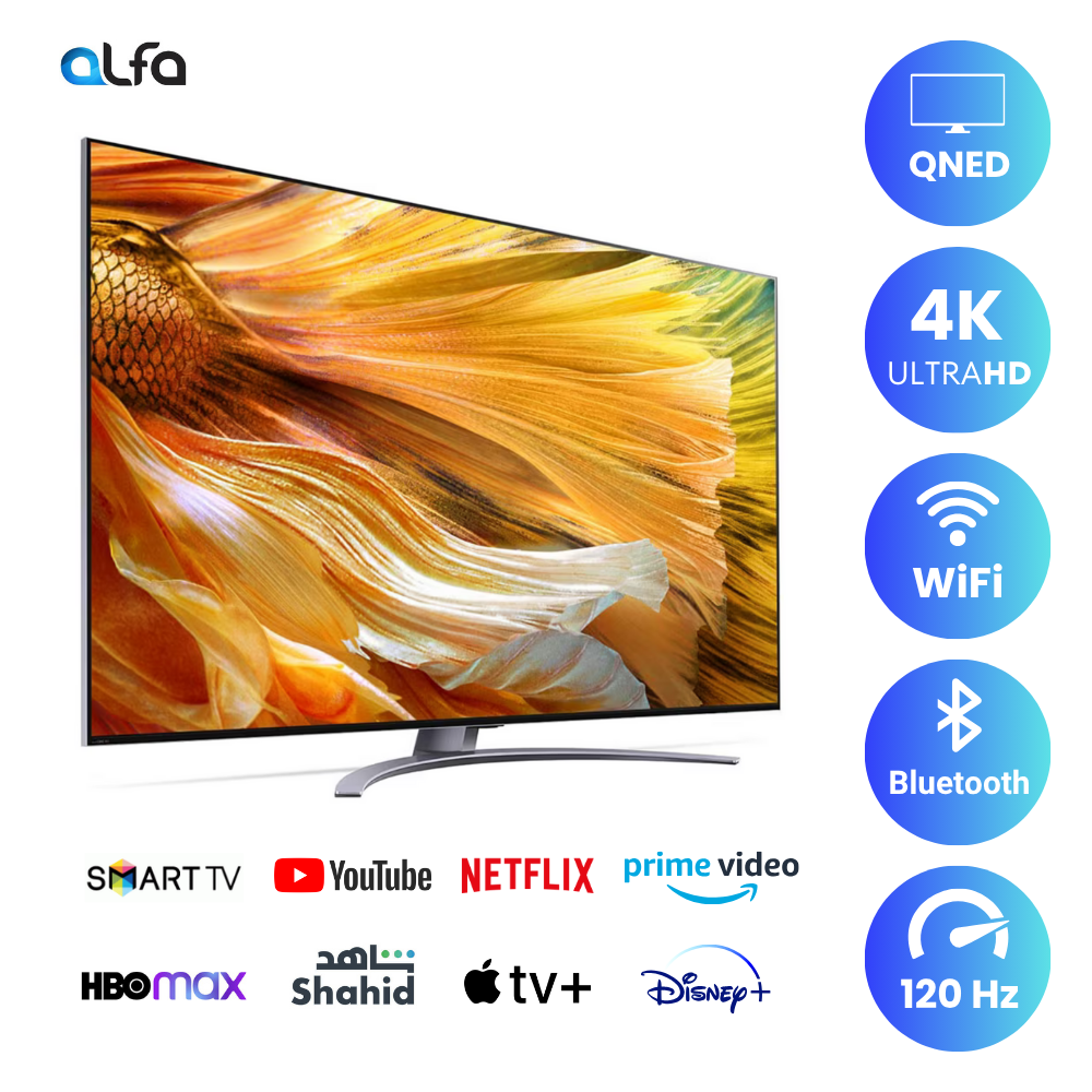 LG 86 inch Smart QNED Mini LED TV - 4K - 120Hz, 86QNED91