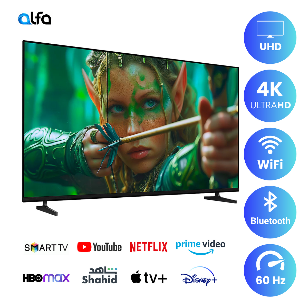 Sony 75 Inch BRAVIA 2 II 4K UHD LED Smart Google TV, K-75S21DM2