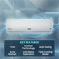 AKAI 1 Ton Inverter Split Air Conditioner - ASA-12SI/SO
