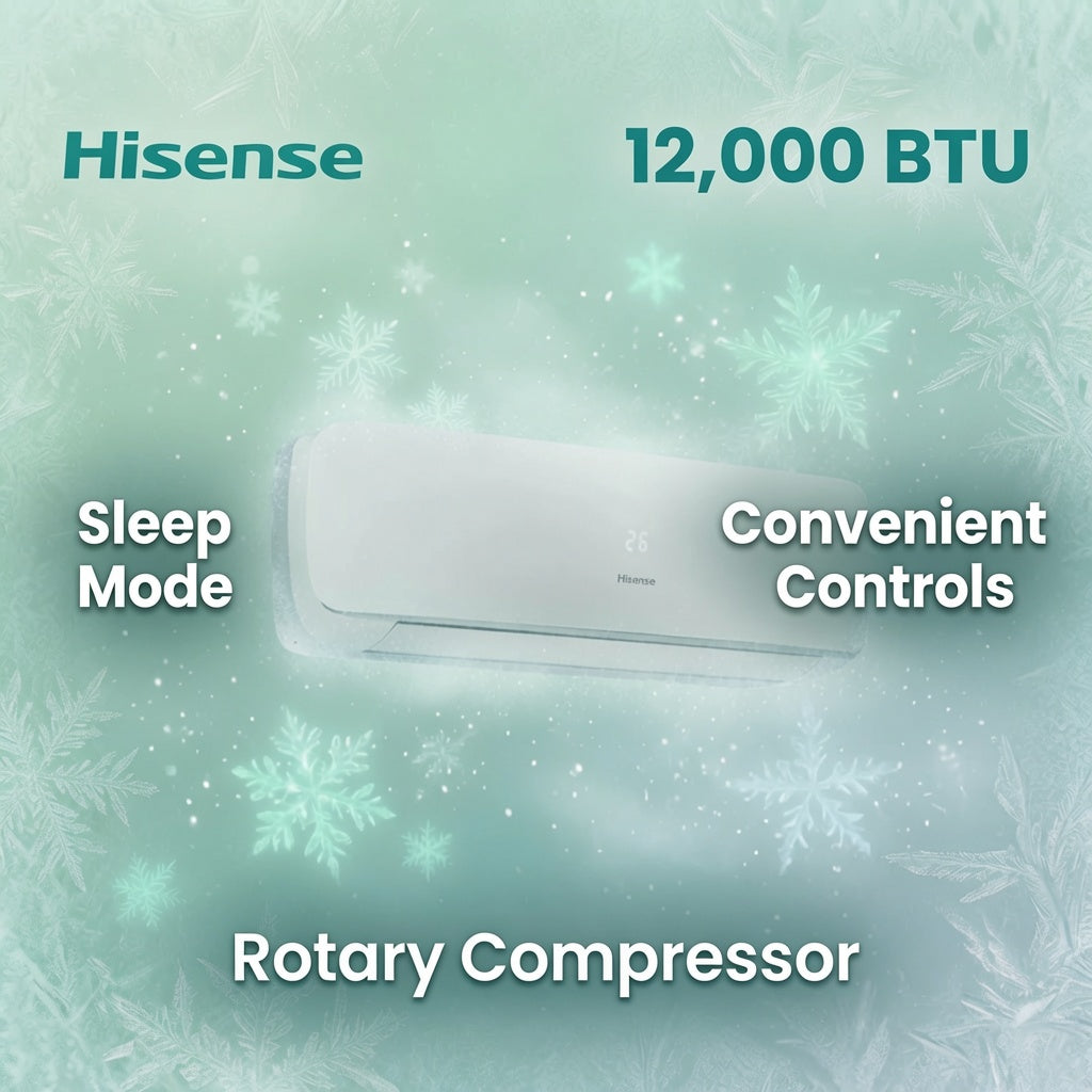 Hisense 1 Ton Rotary Split Air Conditioner, AS-12CR4SYRCA00
