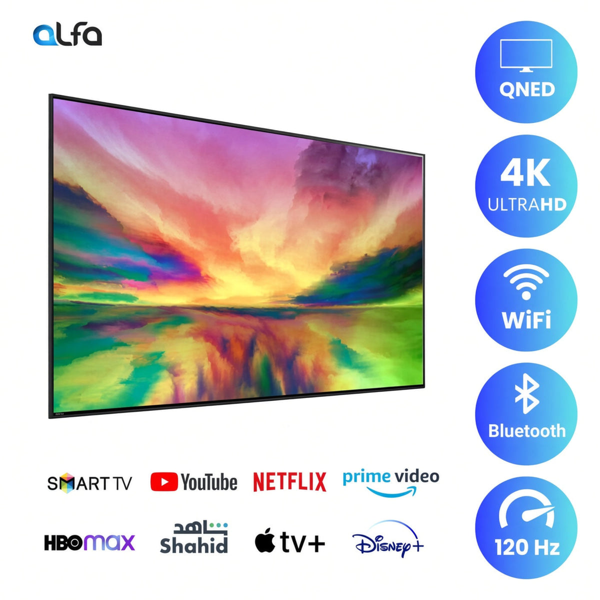LG 75 inch Smart QNED TV - 4K - 120Hz, 75QNED81
