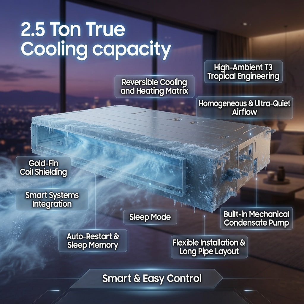 WestPoint 2.5 Ton Duct Type Inverter Air Conditioner, WDN-3024LTYA