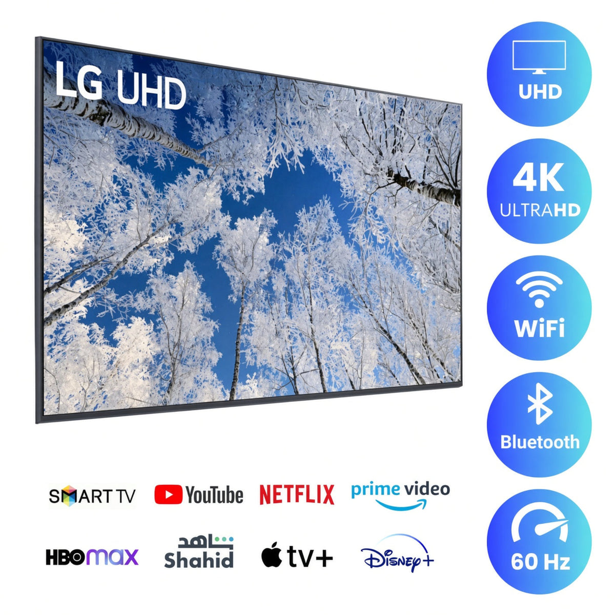LG 70 inch Smart TV - 4K, 70UQ75