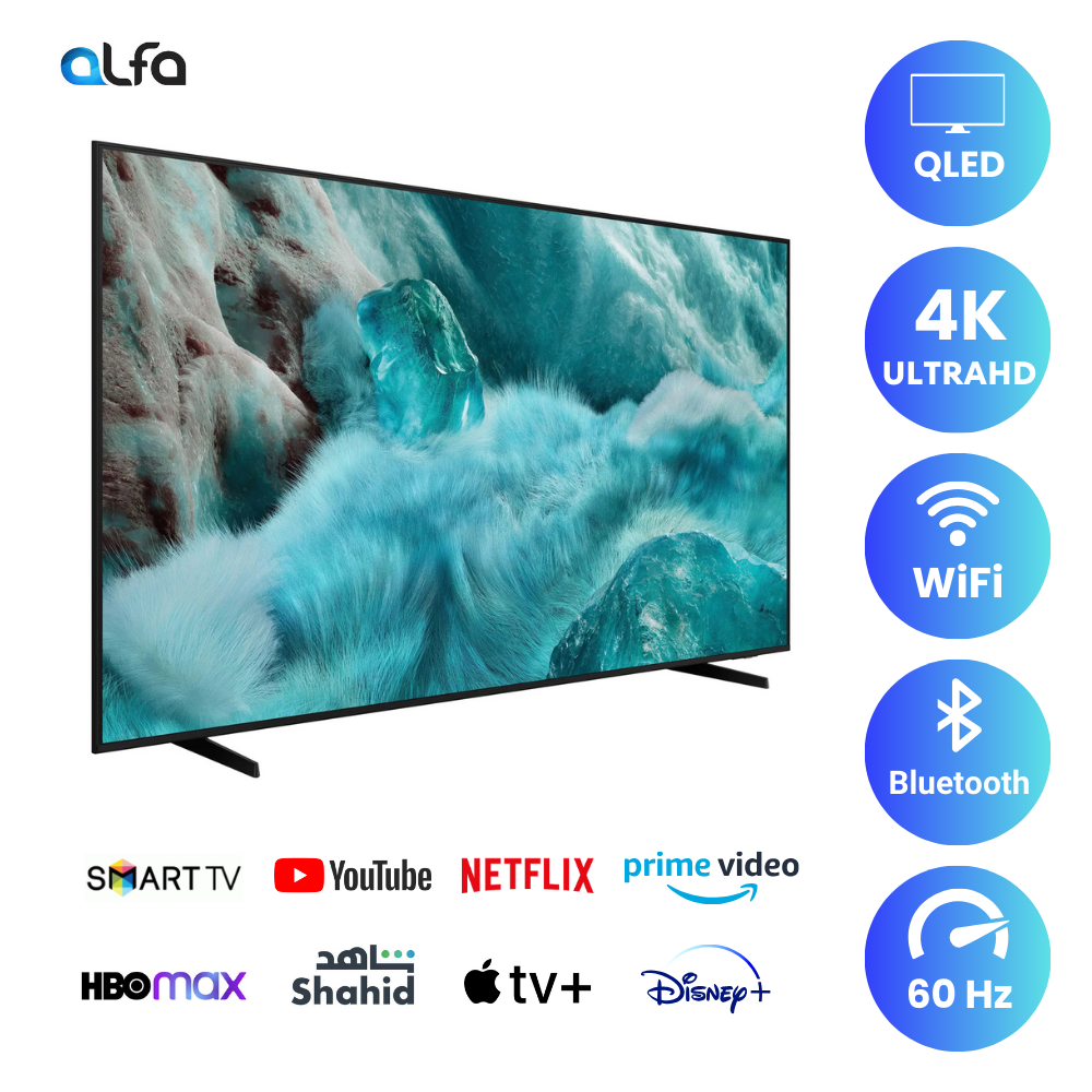 Samsung 55 inch Smart QLED TV - 4K, 55Q7F
