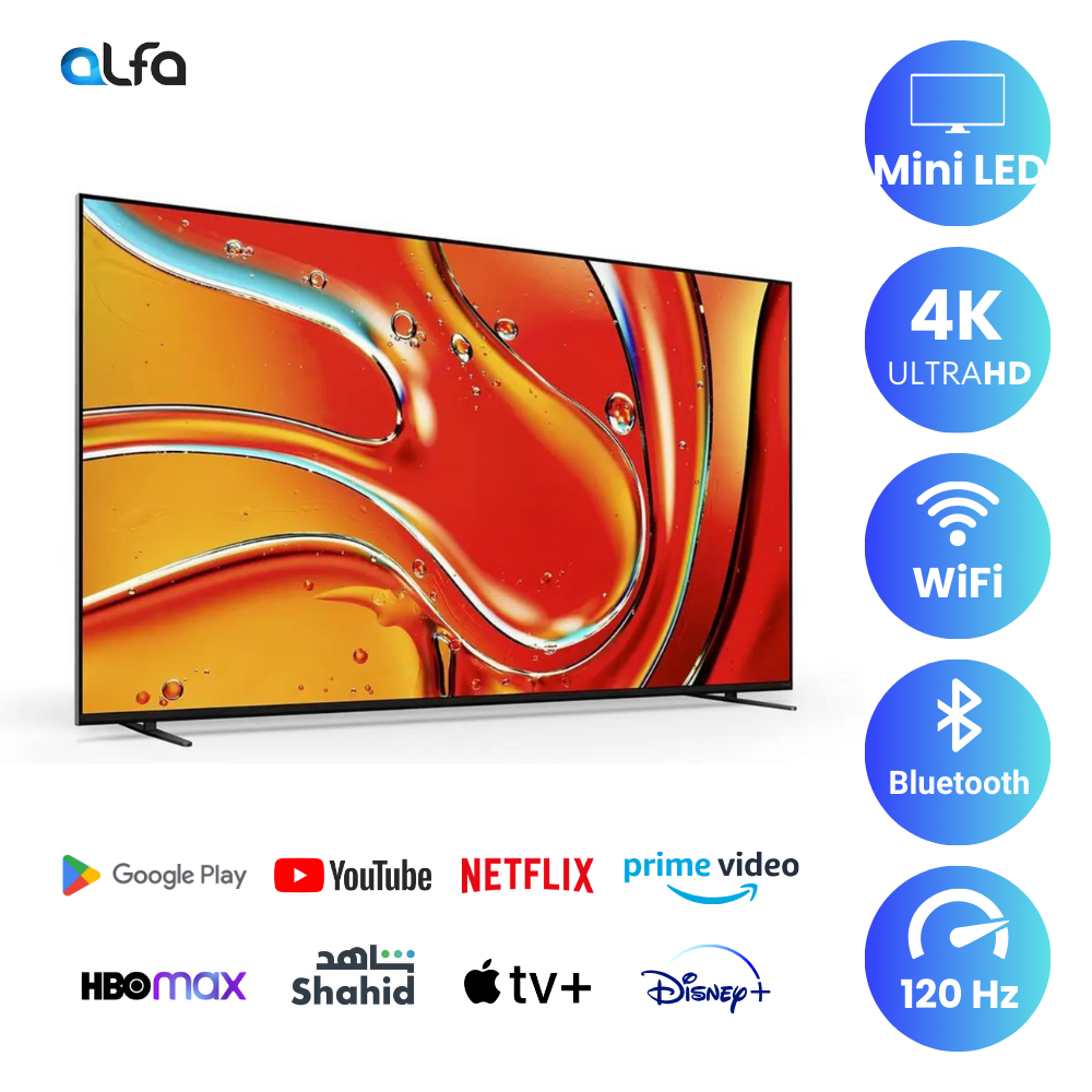 Sony 75 inch Android Smart QLED Mini LED TV- 4K - 120Hz, 75XR70