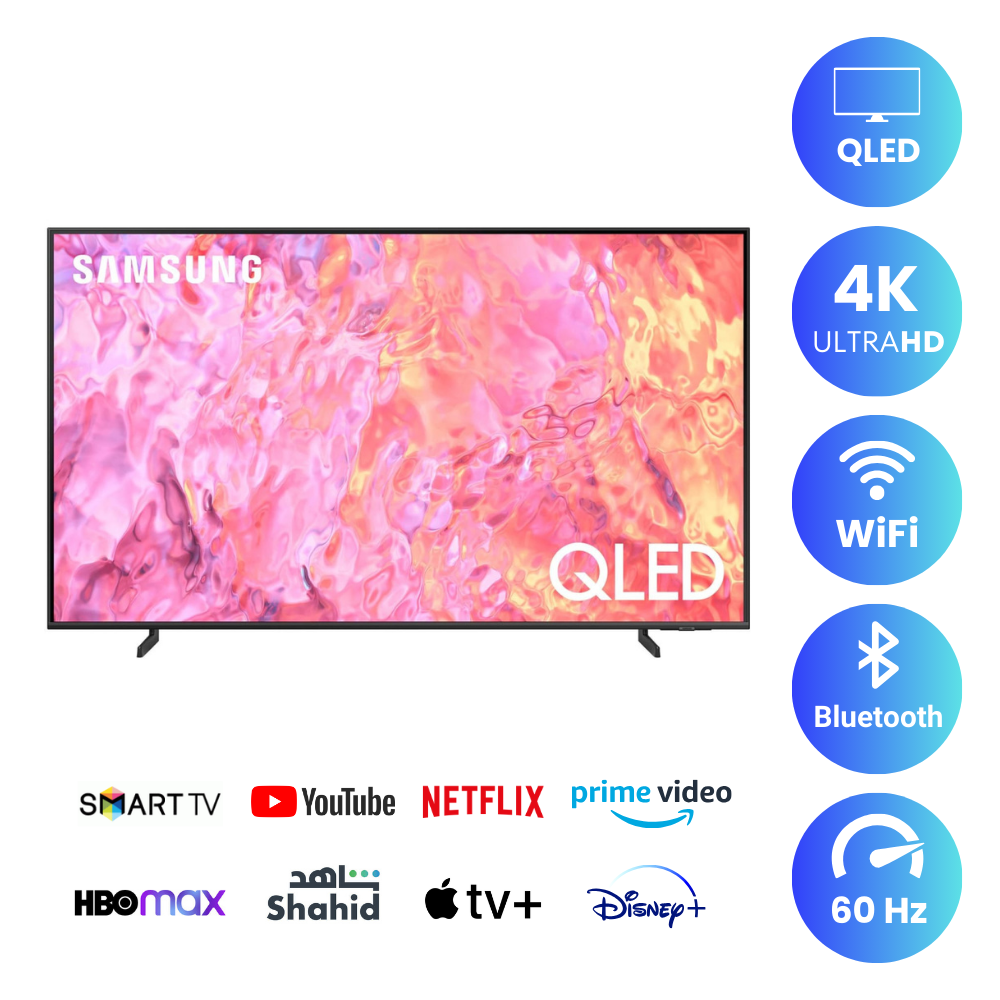Samsung 50 inch Smart QLED TV - 4K, 50Q60C