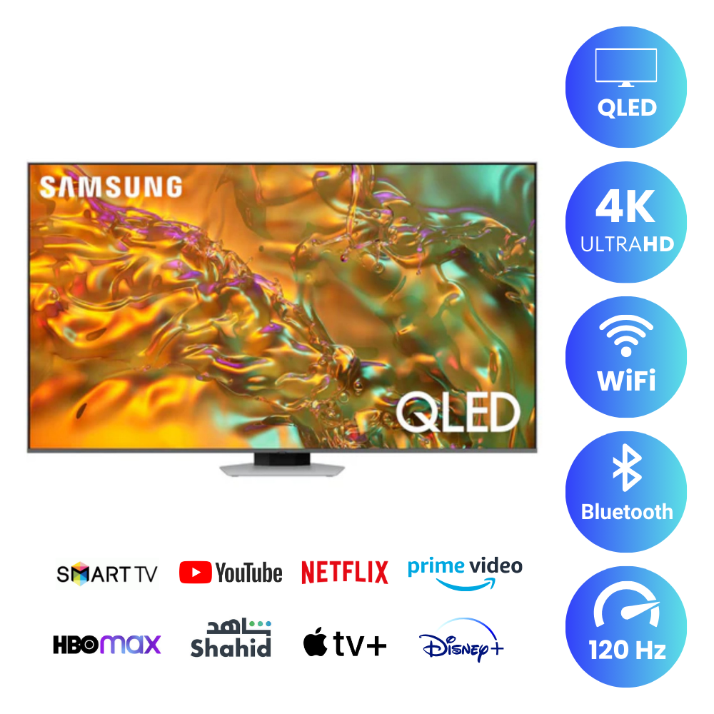Samsung 65 inch Smart QLED TV - 4K, 65Q80D