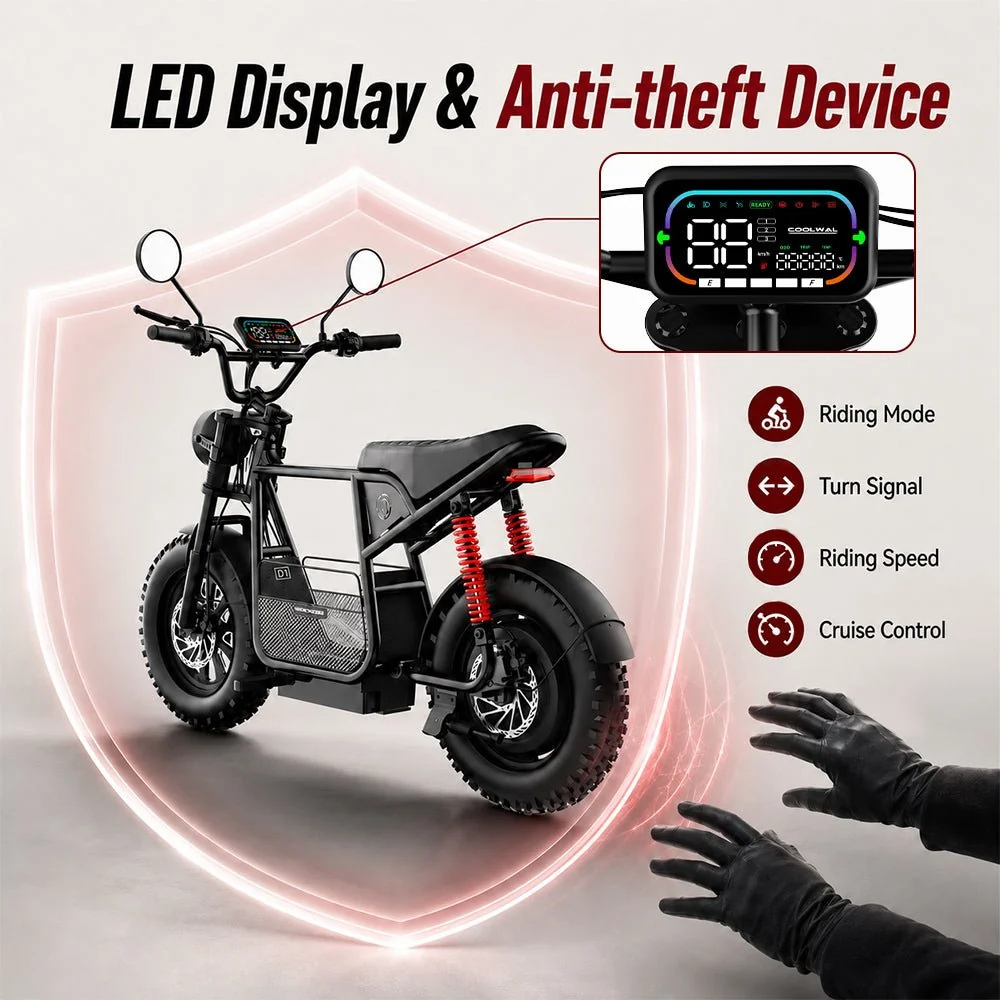 Wind Horse Electric Bike 750W 50KM Range 32KM Speed, D1