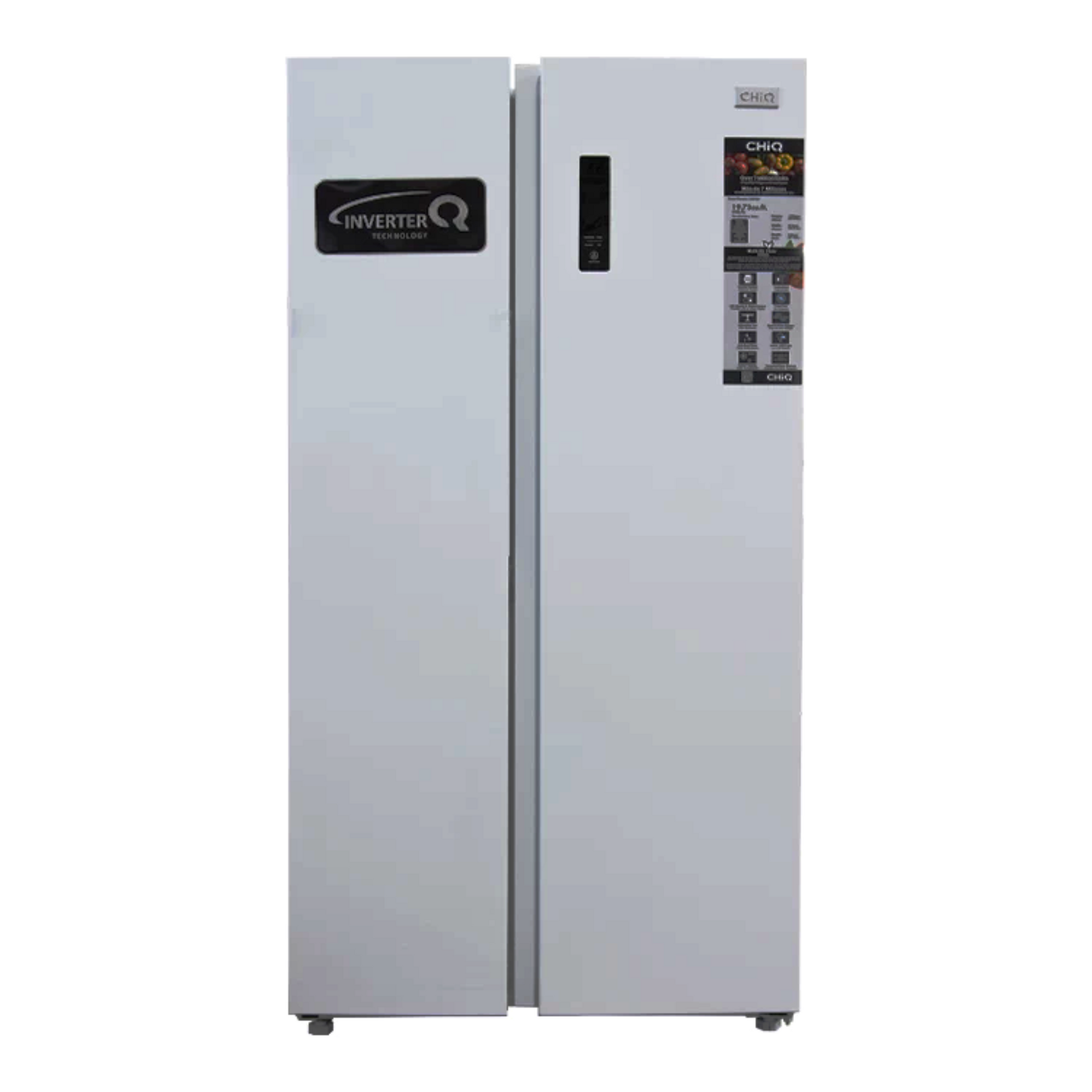 ChiQ 430L Side by Side Refrigerator, CQRS15Y4G2RS