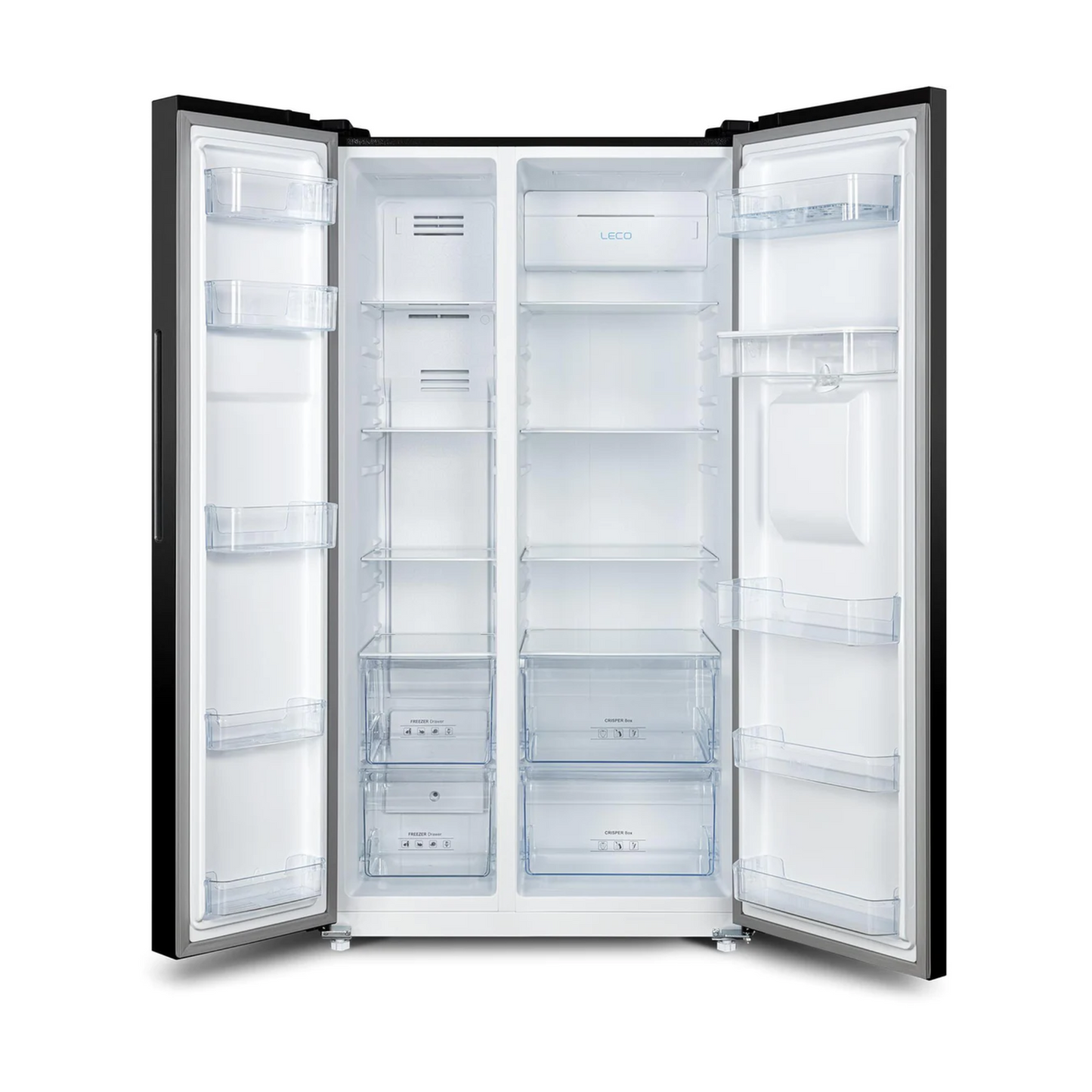 ChiQ 556L Side by Side Refrigerator, CSS556NBD